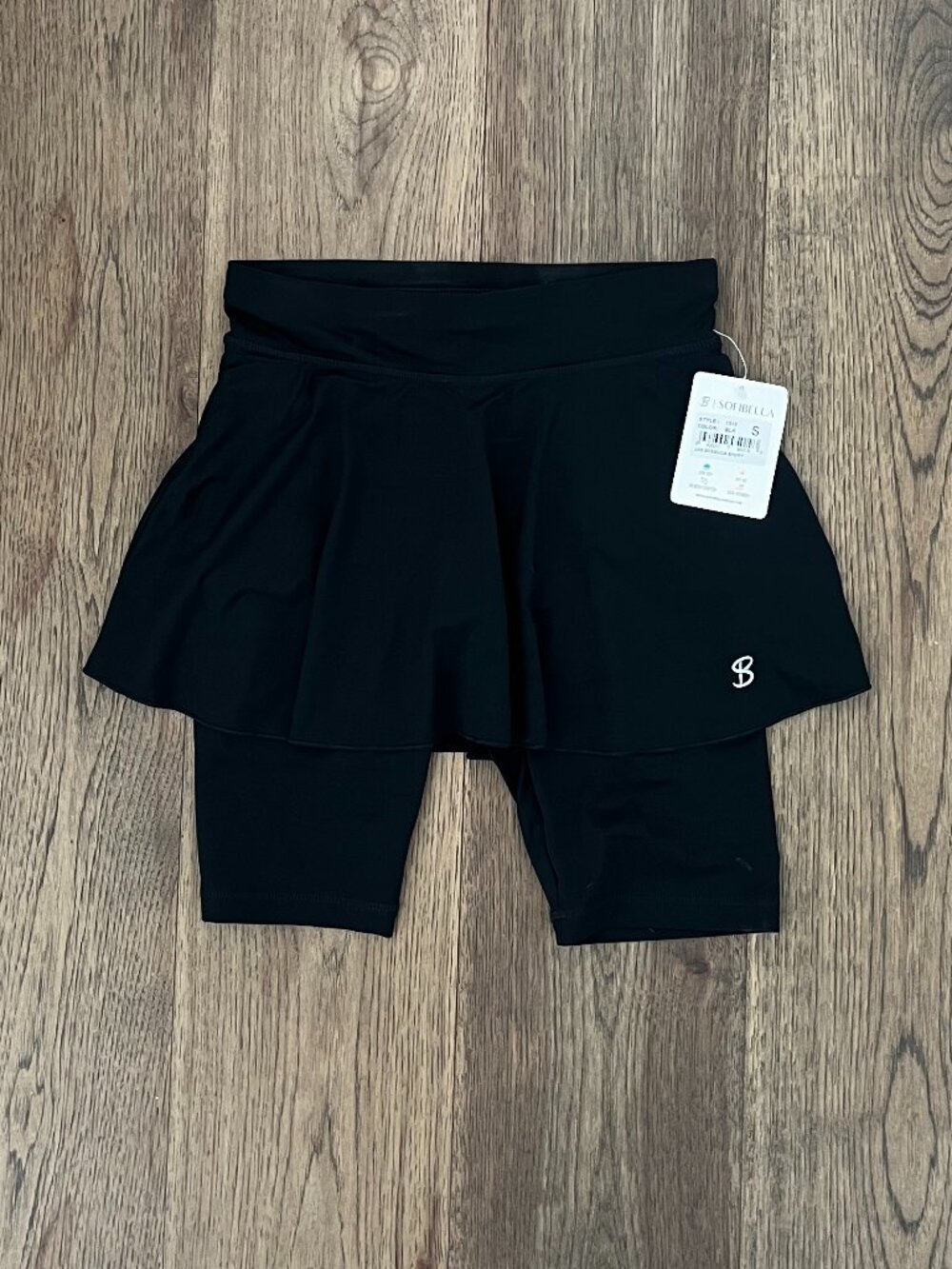 SOFIBELLA Jan Bermuda Skort Black